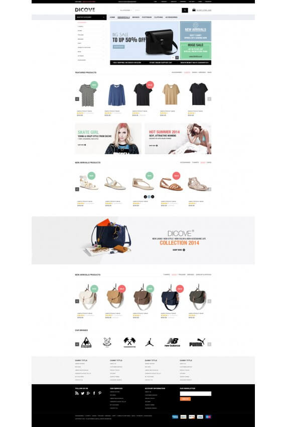 Dicove Template - Responsive Fashion